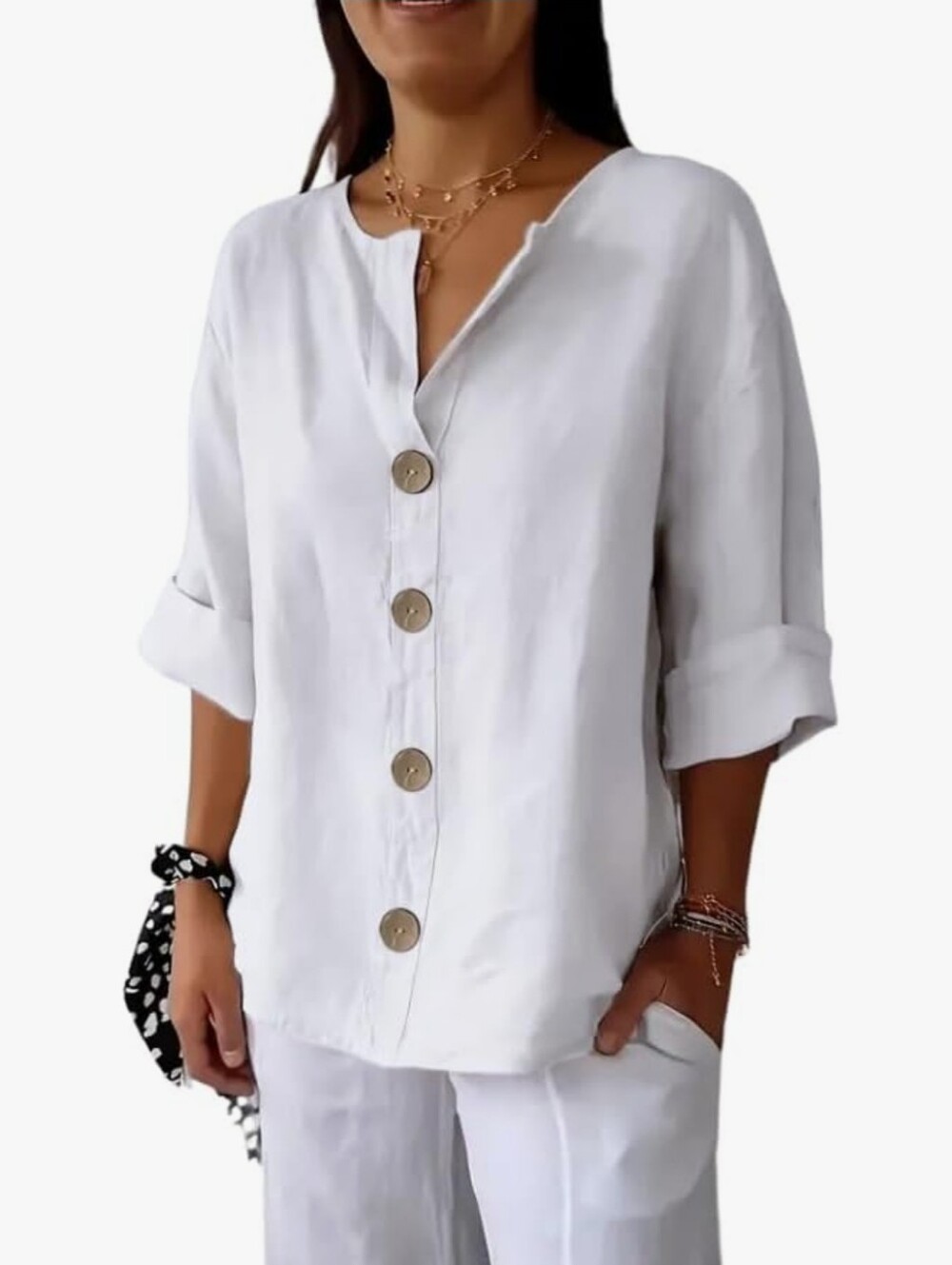 Amazon White Tunic Top